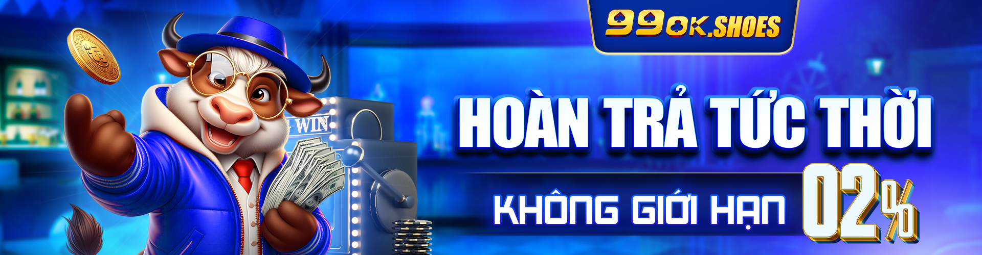 99ok hoàn trả không giới hạn 2%