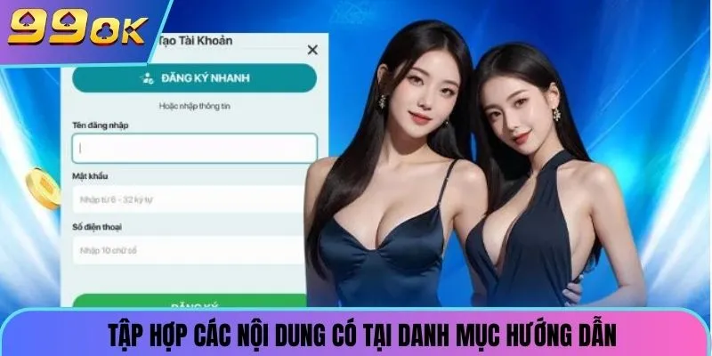 Tập hợp các nội dung có tạo danh mục hướng dẫn
