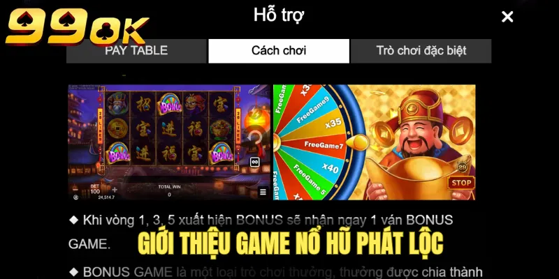 Game Nổ Hũ Phát Lộc đặc sắc